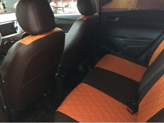 Авточехлы на Hyundai Solaris 2