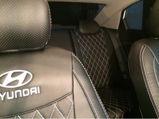 Авточехлы на Hyundai Solaris 2