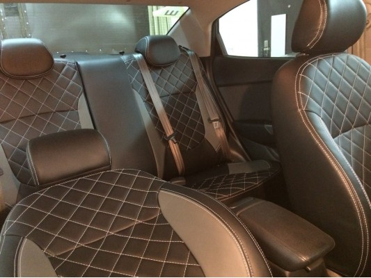 Каркасные авточехлы на KIA Rio 3